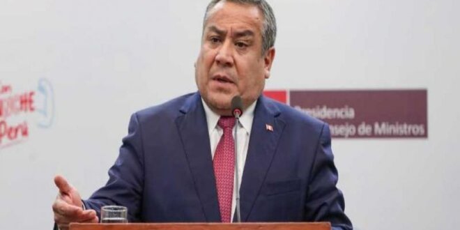 Premier Gustavo Adrianzén.