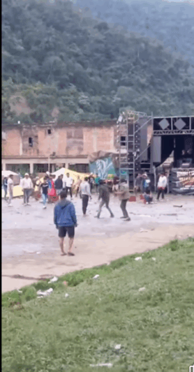 Batalla campal en fiesta