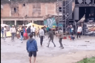 Batalla campal en fiesta