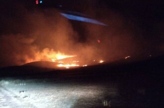 Voraz incendio afecto tres comunidades de Tiquillaca