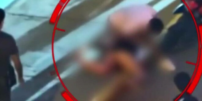 policia golpea mujer molestar novia 800x533 1