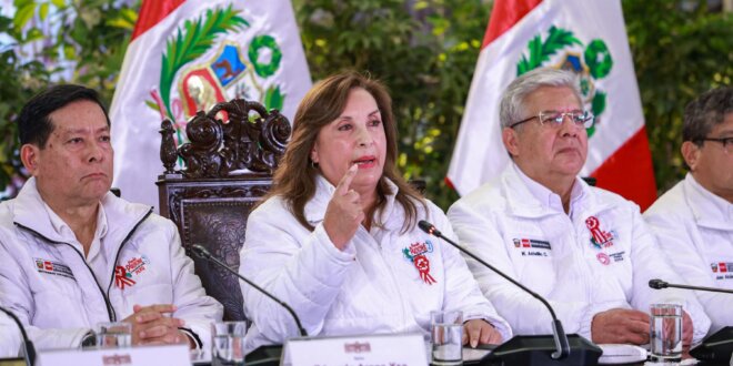Jefa de Estado subrayó que no habrá pacto con la ilegalidad.