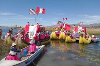 Patriotismo en Puno.