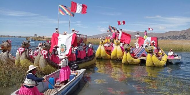 Patriotismo en Puno.