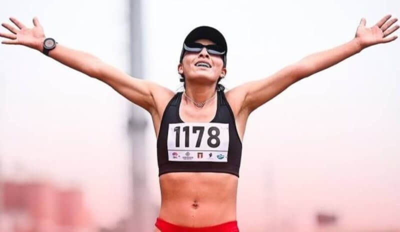 Participó en el V Festival de Atletismo de La Victoria, que se desarrolló en la Videna IPD.