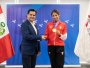 Federico Tong se reunió con Verónica Huacasi, oro en Asunción 2025.