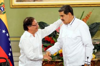 GUSTAVO PETRO Y NICOLAS MADURO