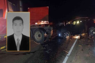 Victima de accidente muere tras agonia