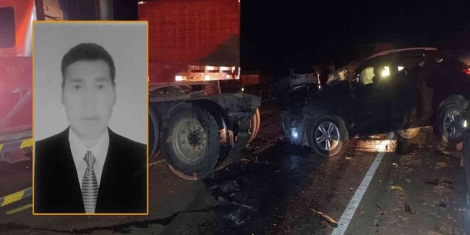 Victima de accidente muere tras agonia