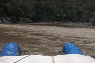 Joven estragado POR EL RIO INAMBARI