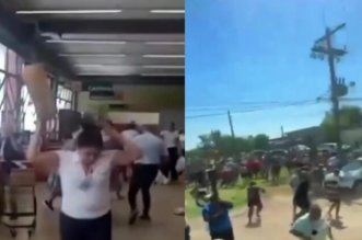 enjambre de abejas desata caos en supermercado de brasil 800x419 1