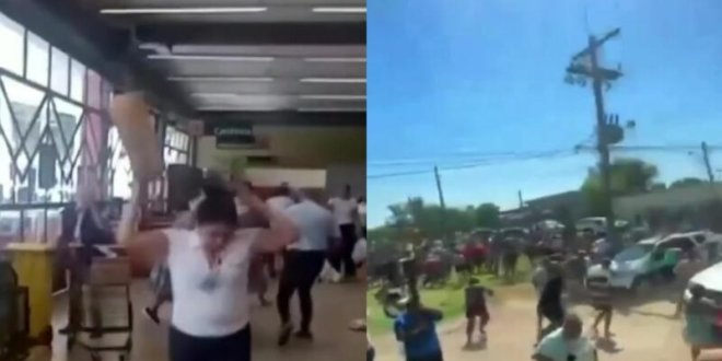enjambre de abejas desata caos en supermercado de brasil 800x419 1