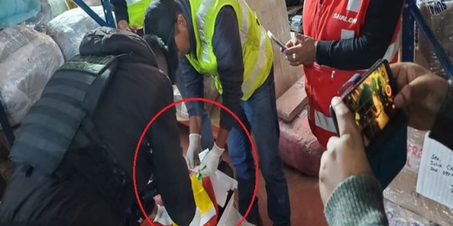 Juliaca: Droga era enviada por encomienda "Shalom" 1 1. ENCOMIENDA SHALOM FOTON