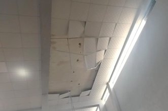 techo de la FRFCP colapsa tras granizada 2