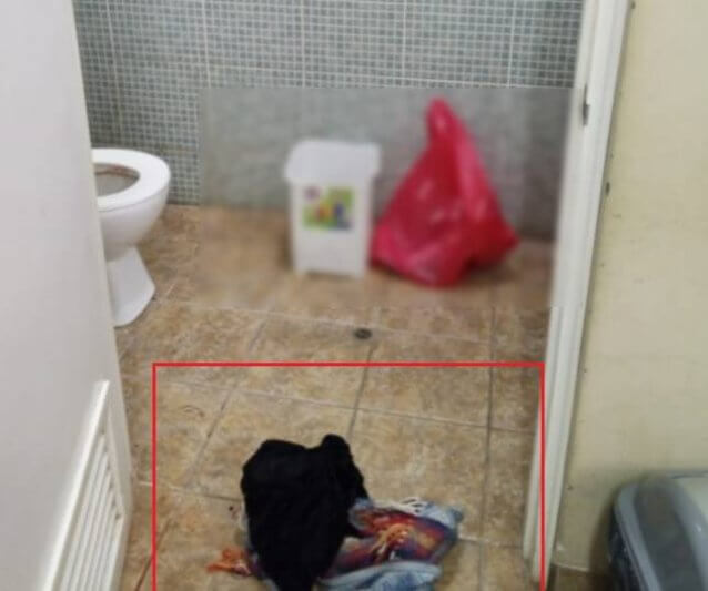 3. HALLAN FETO DE 9 MESES EN EL BANO