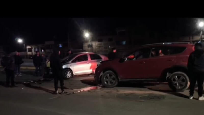 2. CHOFER EBRIO PROVOCA CHOQQUE FRONTAL