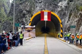 Estrenan el tunel mas moderno del Peru